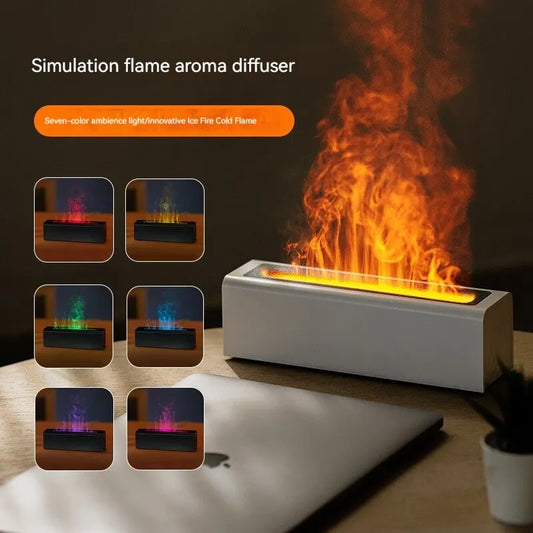 Colorful Simulation Flame Diffuser, Humidification Diffuser